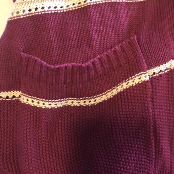 Letty & Me Striped Cardigan size Large New - Picture 10 of 11